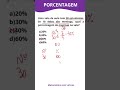 Matemática para concursos l Porcentagem l Exercícios