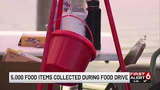 5,000 Items Collected From First Alert 6 Food Drive