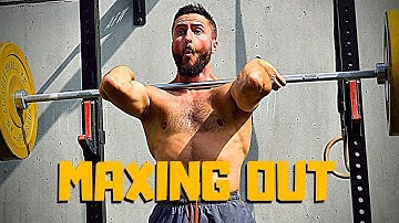 HOW & WHY WE MAX OUT. Testing Your 1 REP MAX Without Getting Fatigued. Warm-up for 1RM (Front Squat)