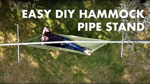 A DIY Hammock Pipe Stand