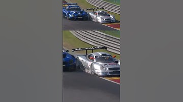 ⚡ Tough Battle at Eau Rouge | Spa GT7 – Mercedes CLK-LM 🔥