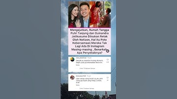 rumah tangga putri tanjung diisukan retak #beritaterkini #putritanjung #gofarhilman #cerai #fyp