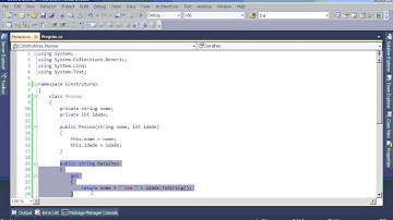 poo: c# - construtores