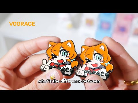 What's the difference between hard enamel pin and soft enamel pin?