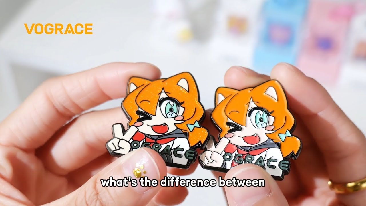 What's the difference between hard enamel pin and soft enamel pin?