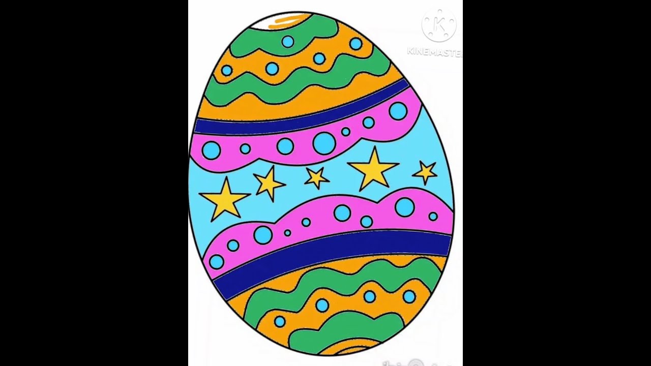 Easy Colouring Egg Rainbow Coloring Video... # Sketch Squad #