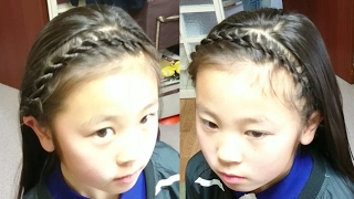 コーンロウより簡単ロープツイスト カチューシャ/Rope twist Headband