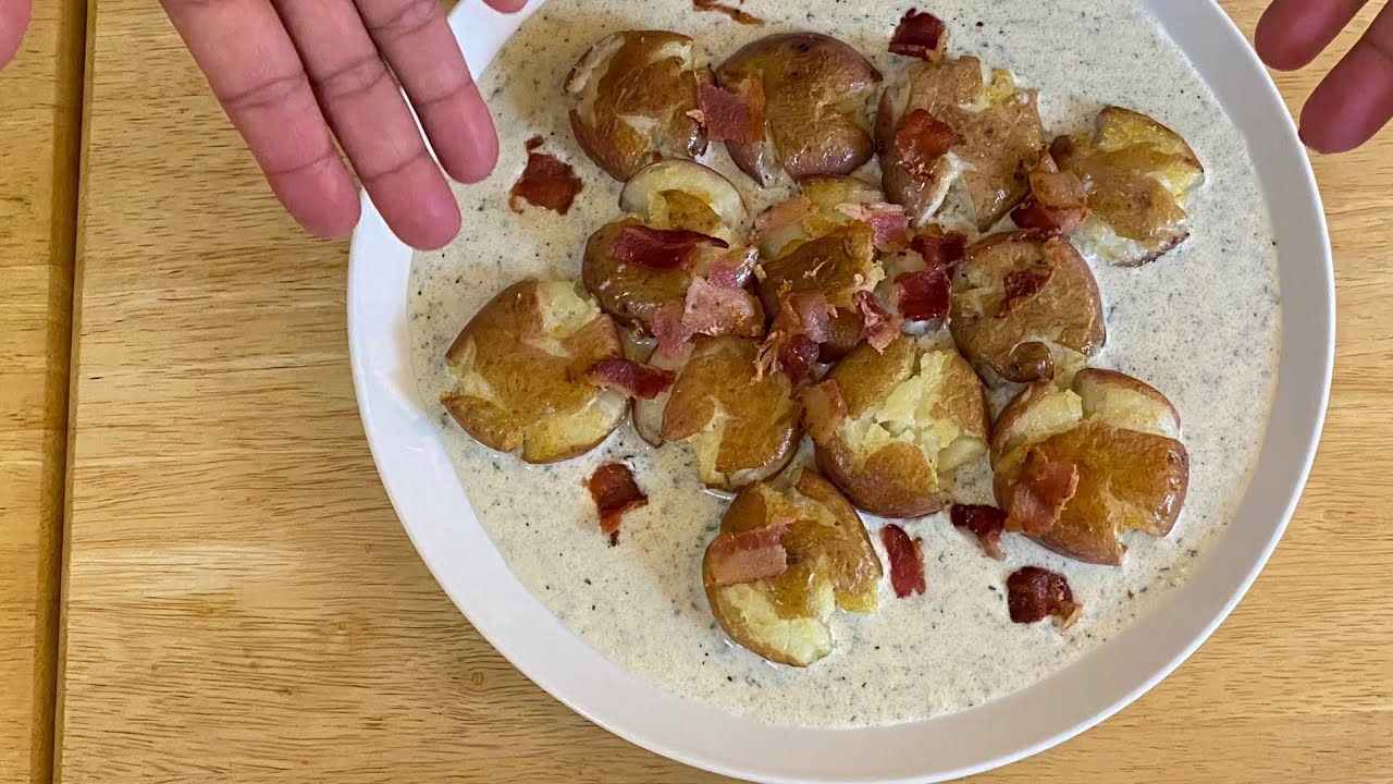 AnnSarap Kitchen How to Cook Marble Potatoes with Cream Sauce YouTube