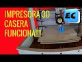Impresora 3D casera Ya imprime!!!! Estructura y detalles del montaje de los ejes