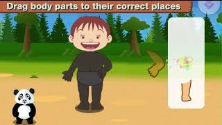 Learn body parts with Toddler Preschool Activities Exp app screenshot 4