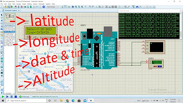 GPS Simulation on Proteus | Lat,Long,Date,Time,Altitude etc | Working code |Virtual GPS With Arduino