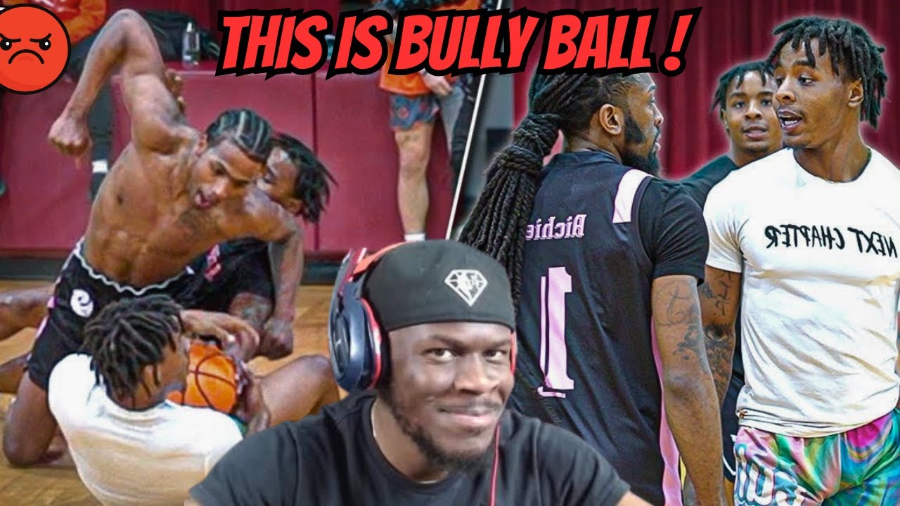 Баскетбольный матч 2 на 2🏀 превращается в «BULLY BALL» на деньги! БЫСТРО НАКАЛЯЕТСЯ!