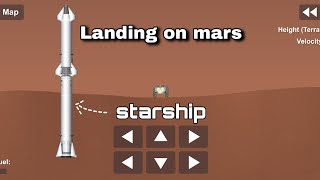 Going to mars using starship | Sfs