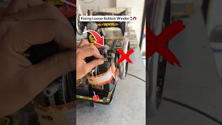 Bobbin winder loose problem fixed 🧑🏻🔧🔥✅ #sewinghacks #shorts #sewingmachine