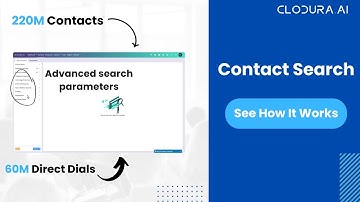 Demo: How To Search Contacts on Clodura.AI Platform?