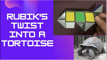 How to make a Tortoise with the Rubik’s Twist/Snake Cube (24 blocks)
