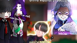 Divine Visionary react to mash's mother as shinobu || mashle magic and muscles React