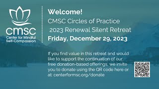 CMSC 2023 "Renewal" Retreat Friday, December 29, 2023