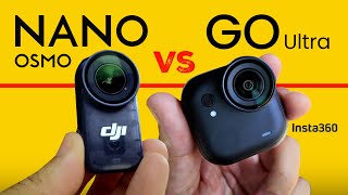 【どっちにする？】Insta360 Go Ultra vs DJI Osmo Nano | ウェアラブルカメラ対決 | 映像比較