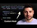 Custom hooks in react design patterns