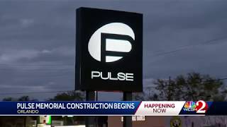 Pulse memorial construction begins