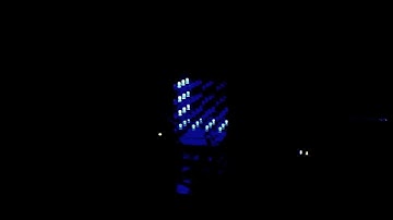 Arduino led cube 4x4x4 text test