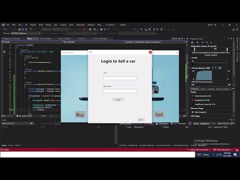 Using C#form how