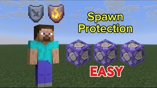 How to make Spawn protection in bedrock (Easy)