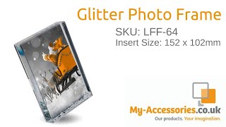 DIY Glitter Photo Frame 6x4 Inch | LFF-64 | My Accessories screenshot 3