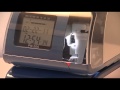 Amano PIX200 all-in-one electronic time recorder and date