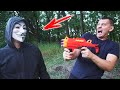 ПОЛНОЕ ВИДЕО ПРО КЛОУНА Все серии подряд NERF GUN Челлендж