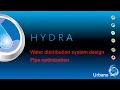 Water distribution system design – pipe optimization