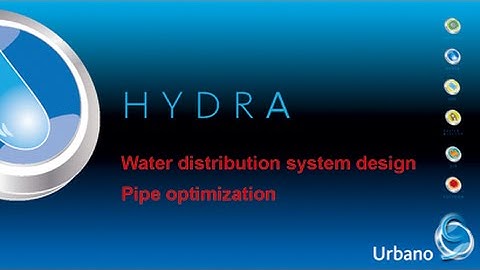 Water distribution system design – pipe optimization