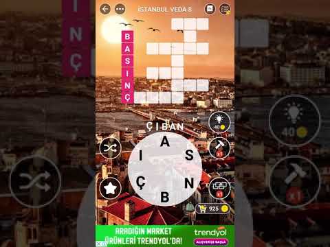 Kelime Gezmece Istanbul Veda 8 Cozumu Youtube