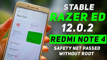 Stable Razer Edition 12.0.2 For Redmi Note 4 | Android 10 | Safety Net  Passed, 90 Fps Unlocked