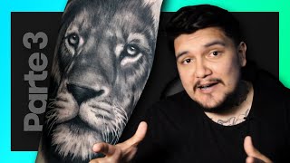 Como Tatuar un León SIN SECRETOS 🔥 (Efecto Pendular Tattoo) parte #3