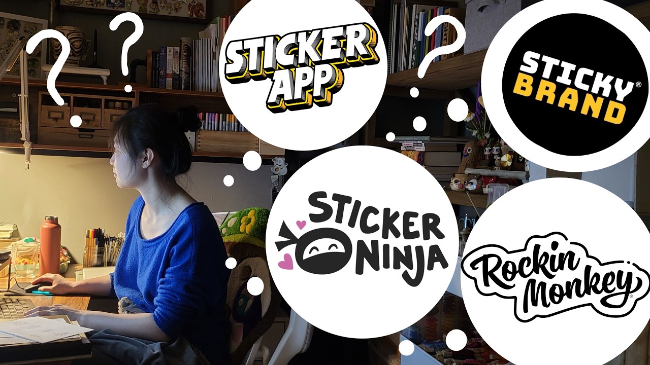 Comparing sticker manufacturers ❖ StickerApp, Sticky Brand, Sticker Ninja, or Rockin' Monkey?