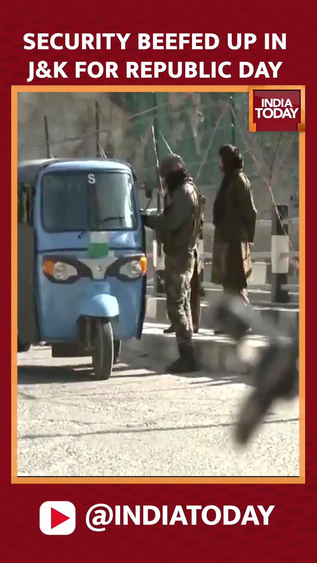 Republic Day 2025 Preparations | Security Beefed Up In Jammu And Kashmir | #shorts #republicday