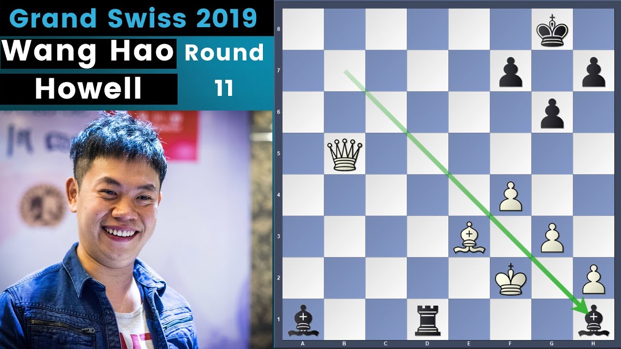 Grand Swiss 10: Caruana and Wang Hao lead