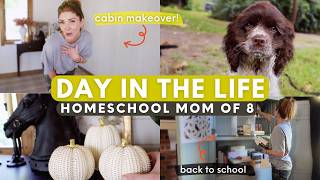 Organize The Homeschool Room & Making Over The Cabin (again 🙄)