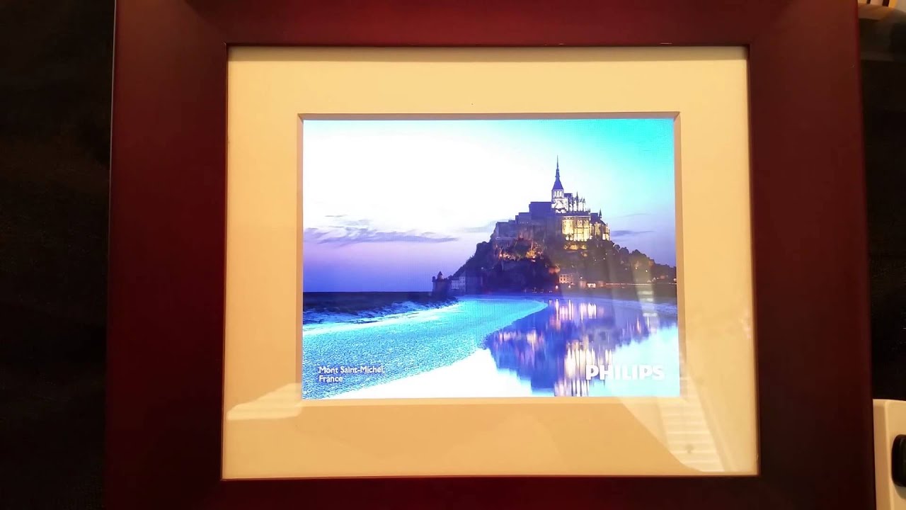 Philips digital photo frame YouTube