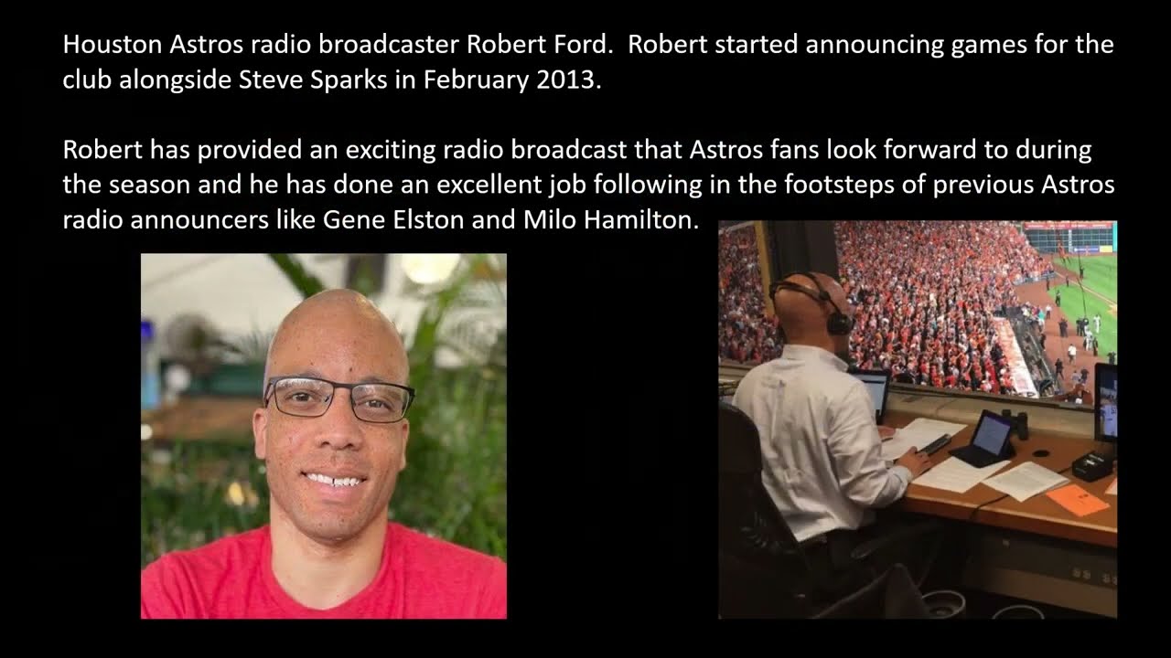 Stay Home With SABR Robert Ford, Houston Astros broadcaster