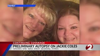 Preliminary autopsy reveals new details in Jackie Coles homicide investigation