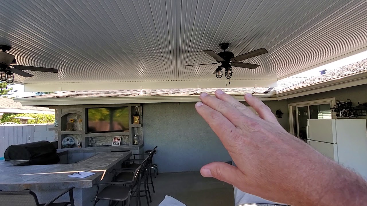 ROOF MOUNT Alumawood Patio Cover in Glendora Ca YouTube