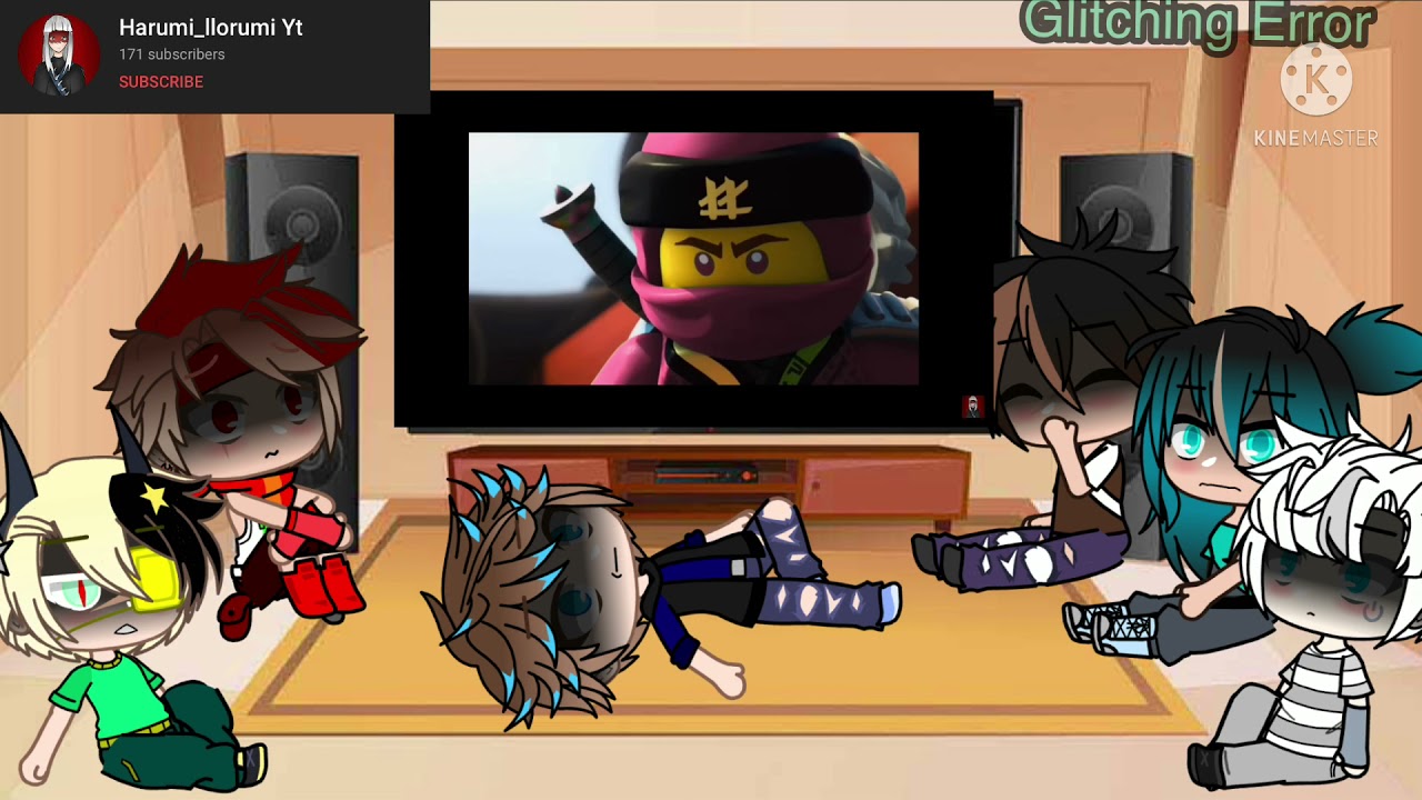The ninjas react to Lloyd ninjago (gacha club) - YouTube