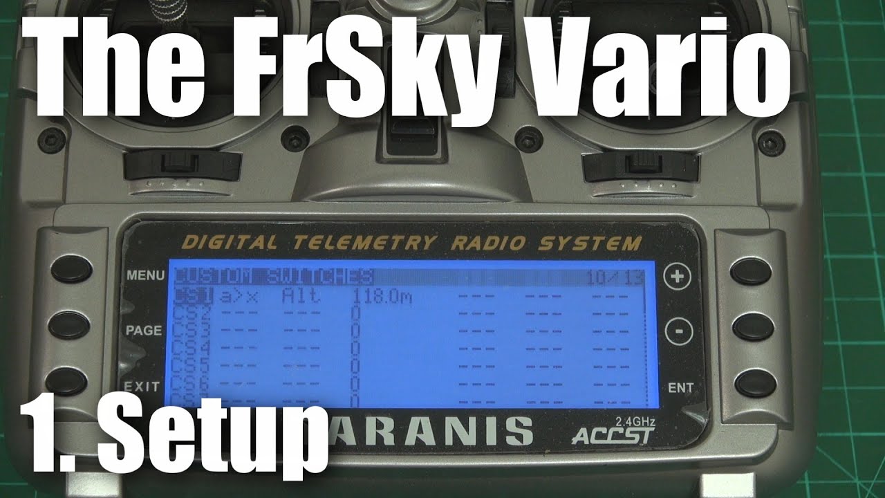 FrSky variometer sensor (setup) - YouTube