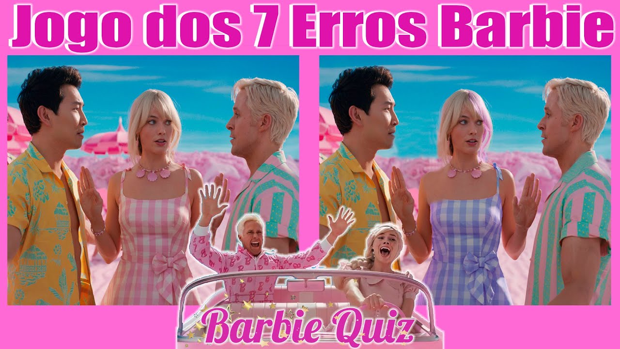 JOGO DOS 7 ERROS BARBIE - ACHE 7 ERROS NA BARBIE 