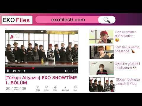 [Türkçe Altyazılı] EXO Showtime 1.Bölüm (131128)