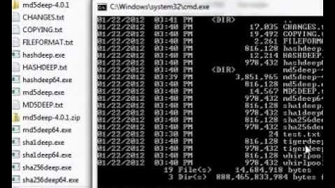 Installing and Using MD5Deep