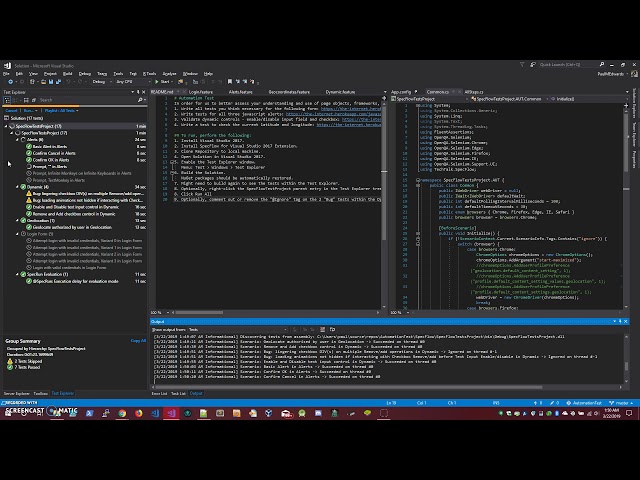 SpecFlow Test Automation demo